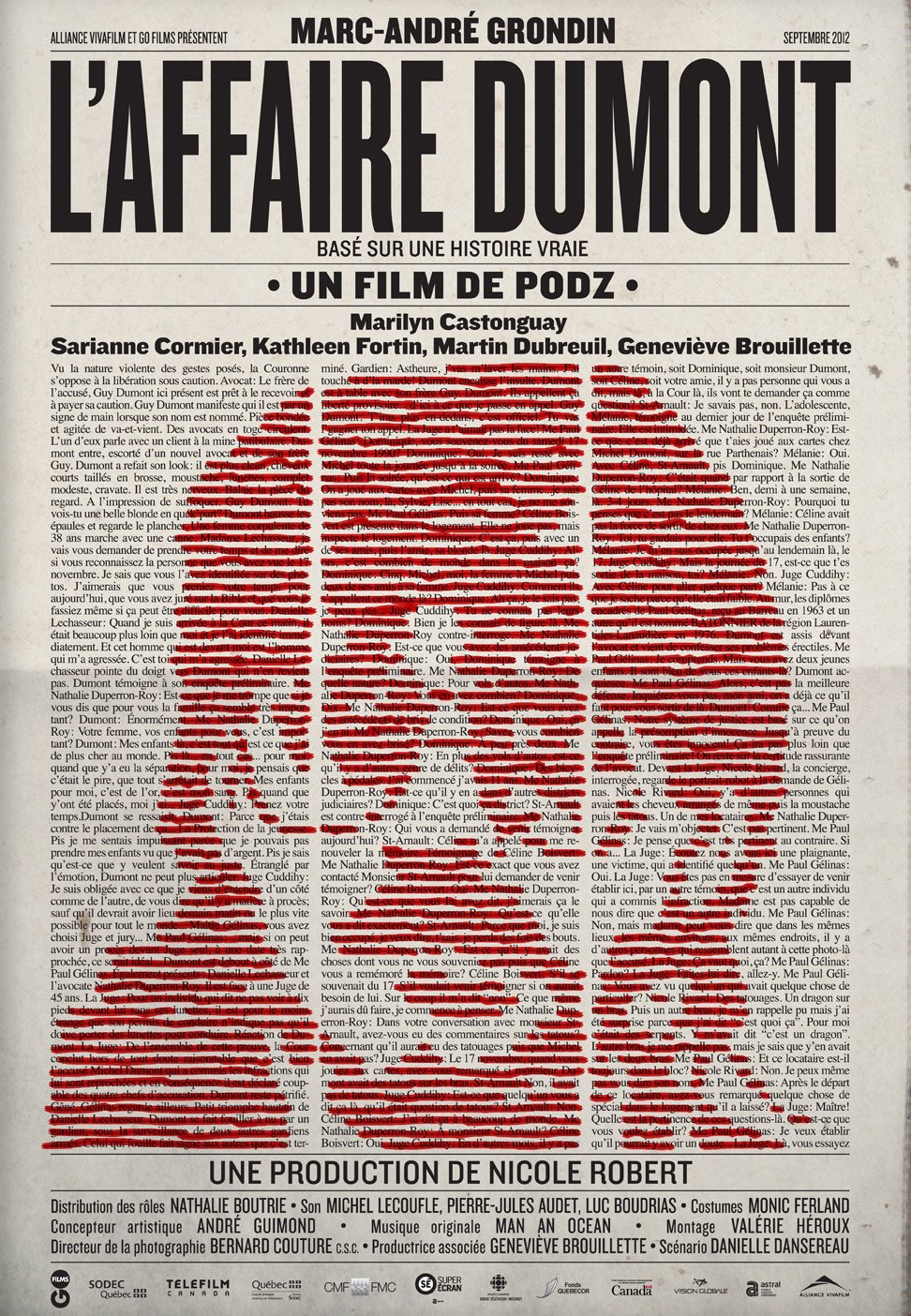 L’affaire dumont (2011)